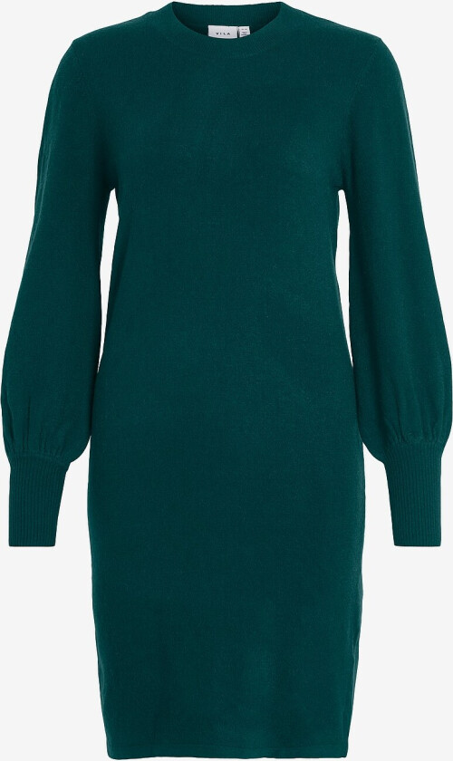 Kjole viKerry O-neck Knit Dress - Blå