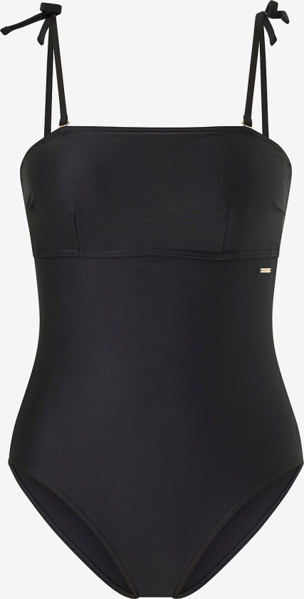 Badedrakt Womens Shaping Bandeau 1 Piece - Svart