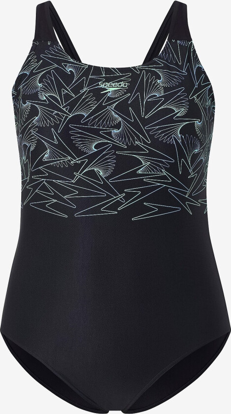 Badedrakt Womens Hyperboom Placement Muscleback - Grønn