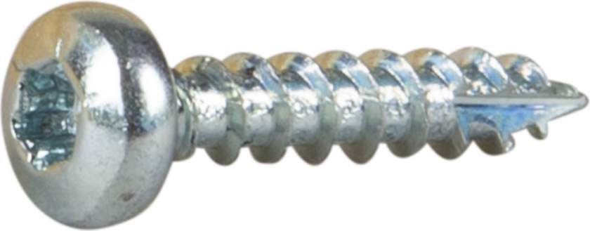 Treskrue essdrive panhode torx stål ø: 3mm l: 16mm blankforsinket ant: 20stk