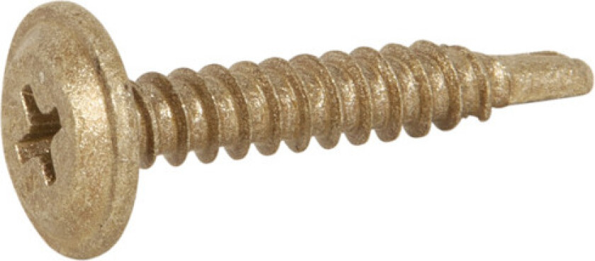 Montasjeskrue flatt hode phillips ph stål ø: 4.2mm l: 25mm blankforsinket ant: 250stk