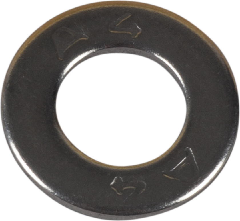 Underlagsskive rustfritt stål ubehandlet m4 ytre ø: 9mm t: 0.8mm ant: 1200stk