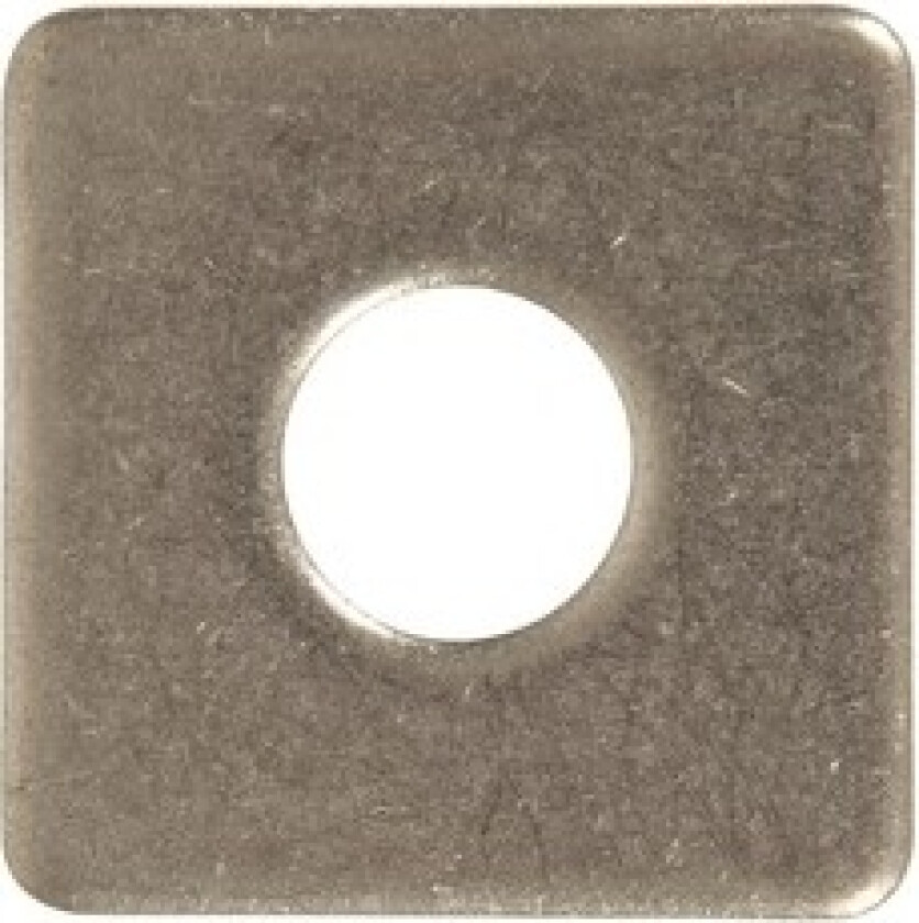 Firkantskive rustfritt stål ubehandlet ant: 70stk ø: 10mm