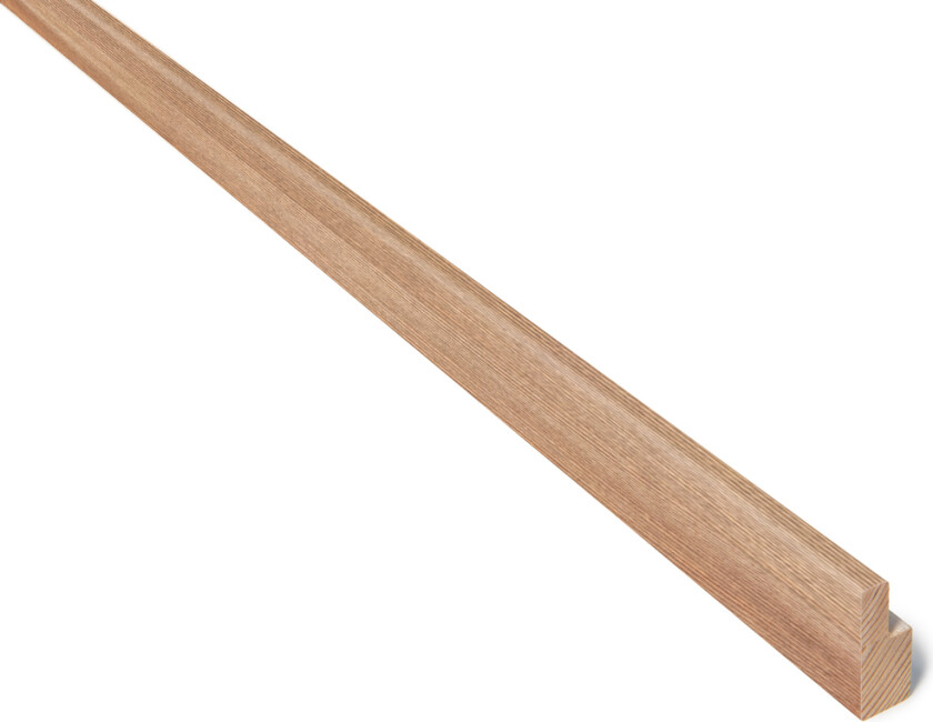 Utforing furu 18x045x4400 laminert 20 mm fjær tyribrun
