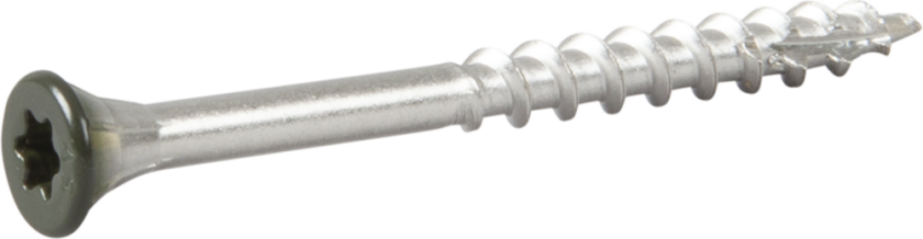 Fasadeskrue trompethode torx rustfritt stål ø: 4.4mm l: 45mm svart ant: 250stk