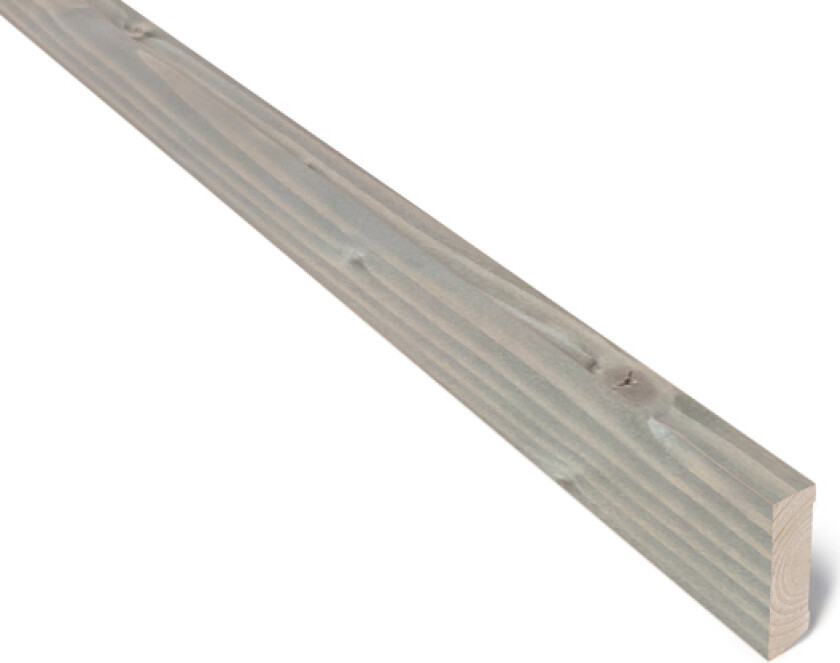 Gulvlist grunnet gran 15x56 mm nord skumre
