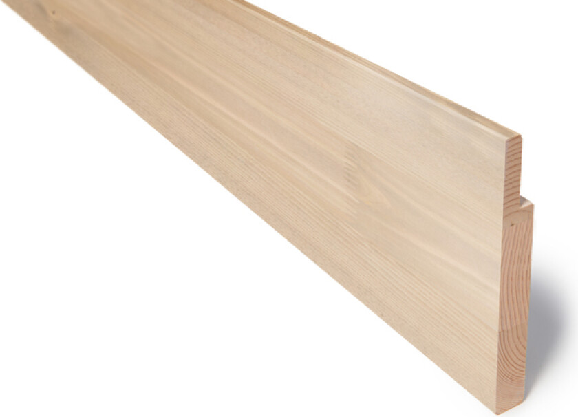 Utforing laminert beiset furu 18x145x4400 mm huldrebeige
