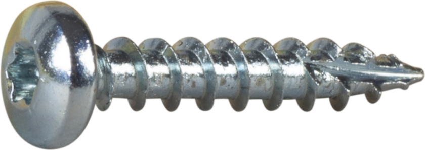 Treskrue essdrive panhode torx stål ø: 3.5mm l: 20mm blankforsinket ant: 200stk