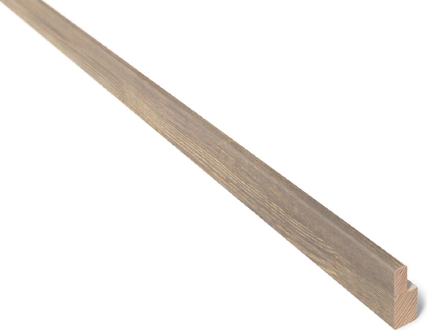 Utforing laminert beiset furu 18x45x4400 mm setergrå