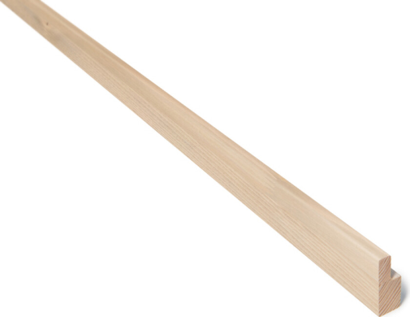Utforing laminert beiset furu 18x45x4400 mm huldrebeige