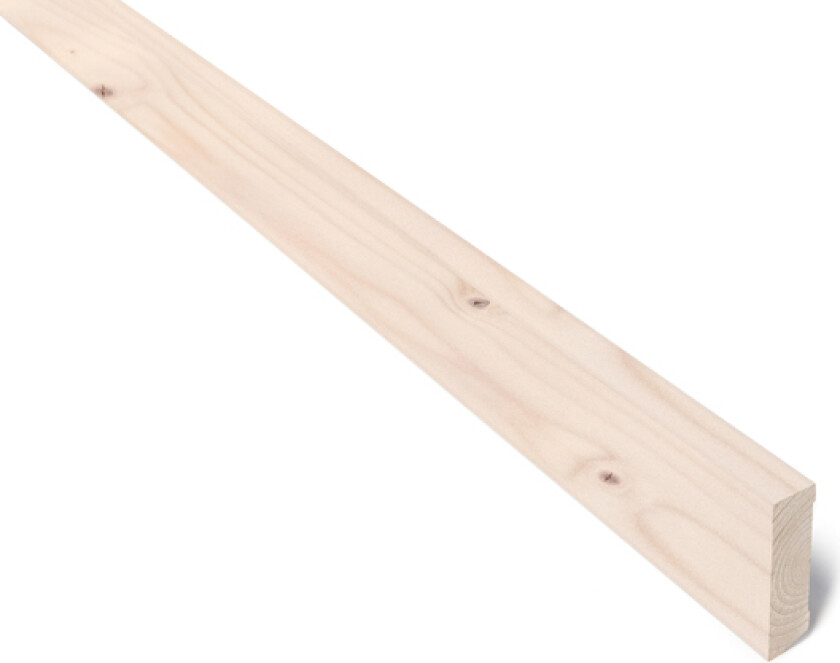 Gulvlist grunnet gran 15x56 mm nord lysne