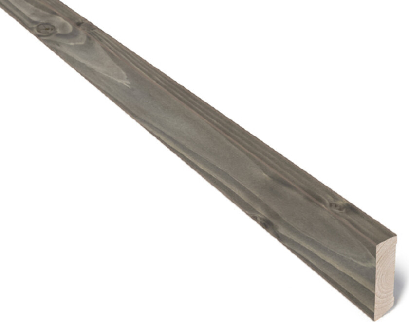 Gulvlist grunnet gran 15x56 mm mørkne