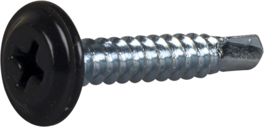 Montasjeskrue flatt hode phillips ph stål ø: 4.2mm l: 25mm blankforsinket ant: 250stk