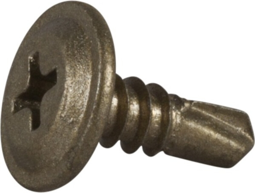Montasjeskrue flatt hode phillips ph stål ø: 4.2mm l: 13mm blankforsinket ant: 250stk