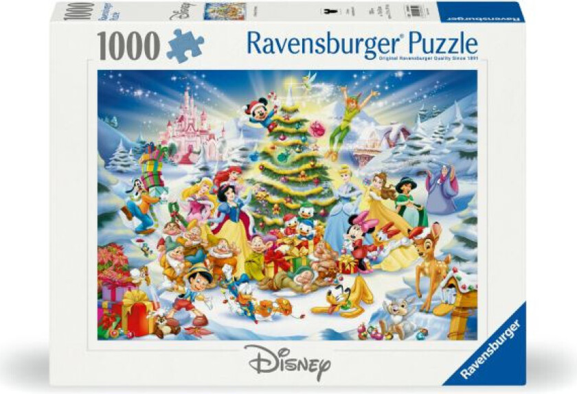Puslespill - 1000 Brikker - Disney Jul