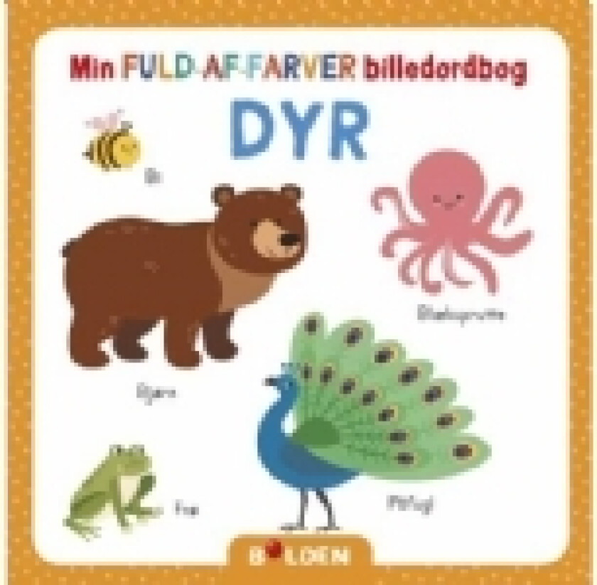 Min fuld-af-farver billedordbog: Dyr | Språk: Dansk