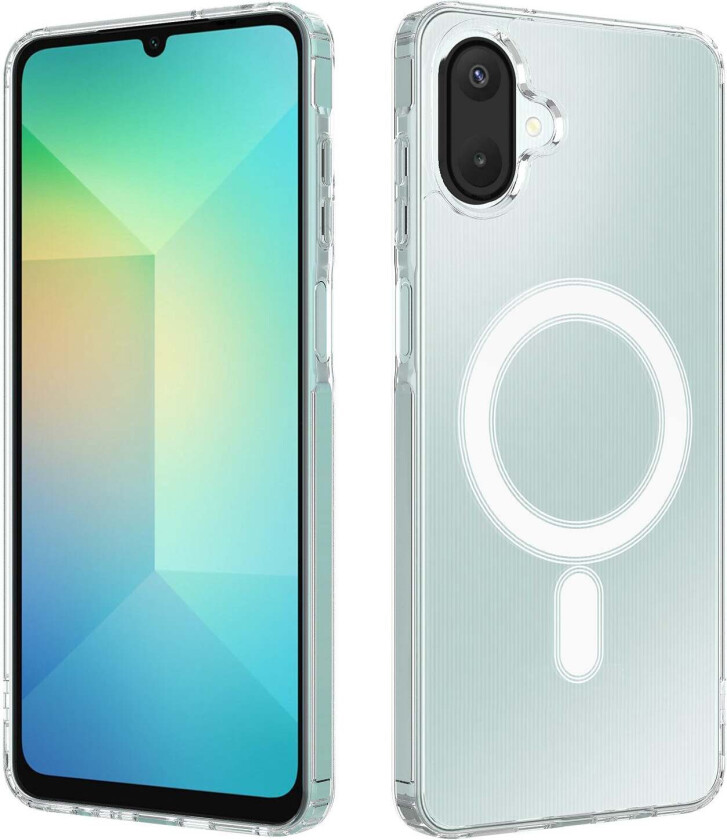 Samsung Galaxy A07 Hybrid Plast Deksel - MagSafe Kompatibel - Gjennomsiktig