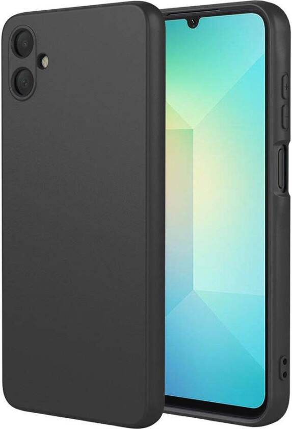 Samsung Galaxy A07 Fôret Fleksibelt Plast Deksel - Svart