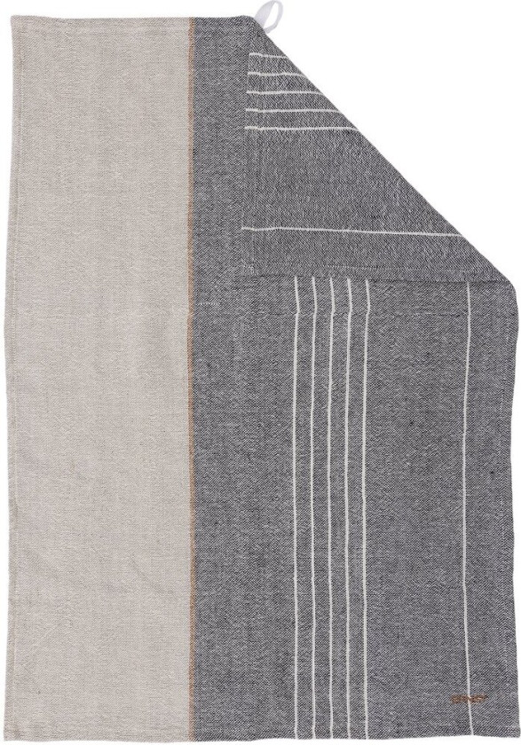 Ernst kjøkkenhåndkle i halvlin 47x70 cm Grå-natur
