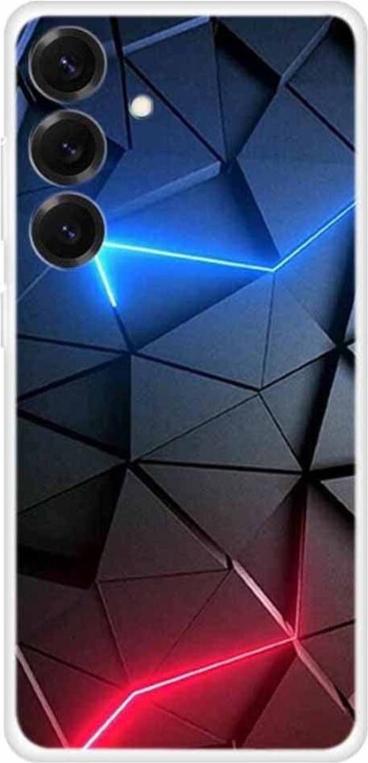 Vibe Samsung Galaxy S25 Plus deksel - Rød + Blå