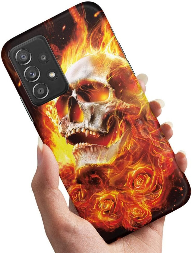 Samsung Galaxy A32 5G - Deksel/Mobildeksel Burning Skull