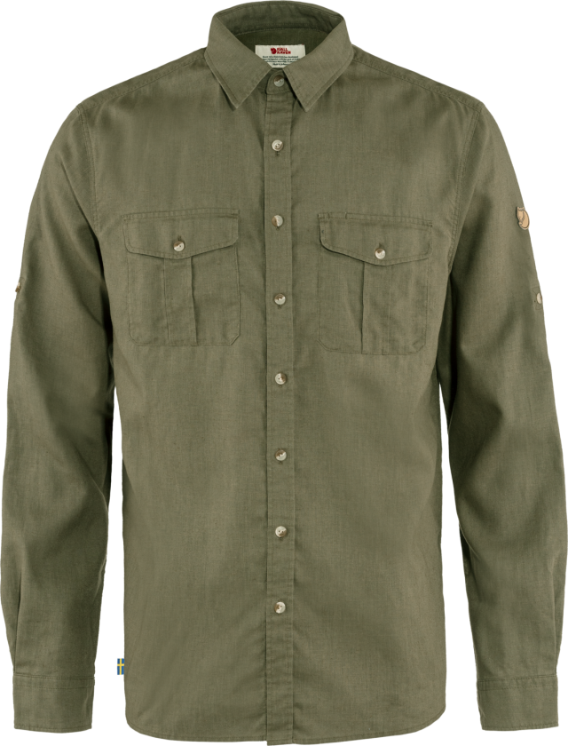 Men's Övik Travel Long Sleeved Shirt S, Green