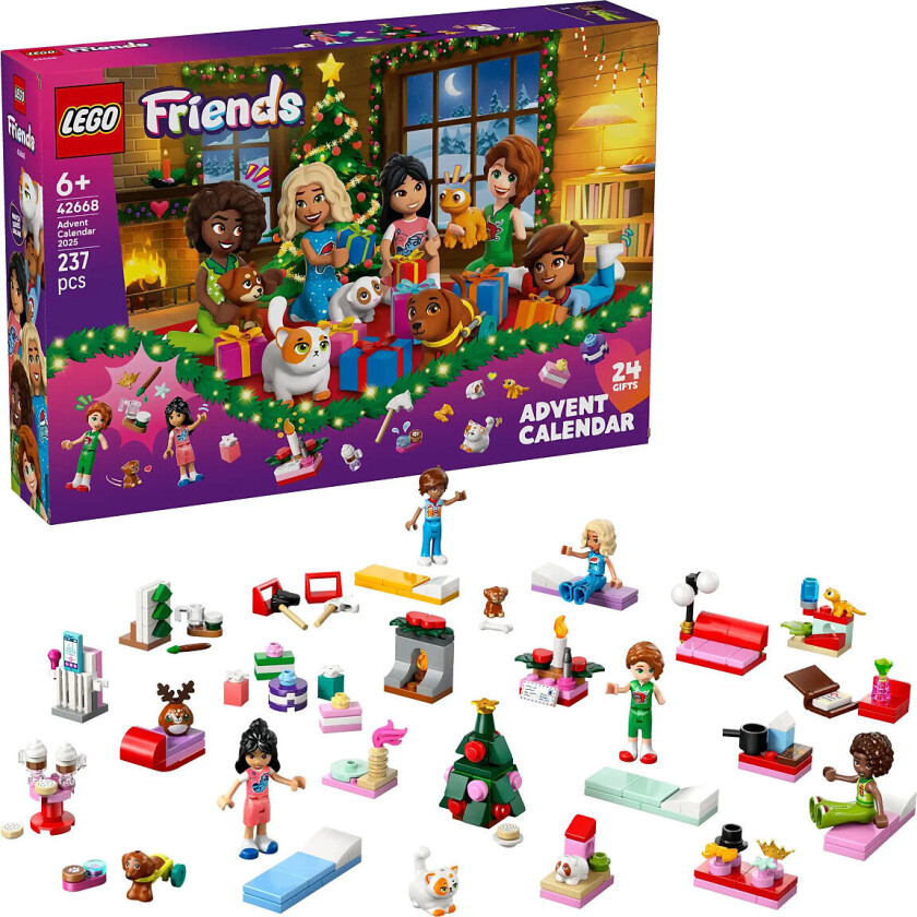 Julekalender 2025 42668 Toys Lego Toys Lego friends Multi/patterned LEGO