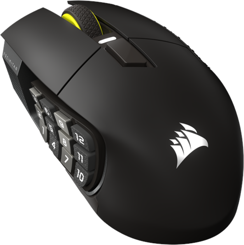 Scimitar Elite Wireless SE MMO - Gun metal - Gaming mus - Optisk - 16 - Svart