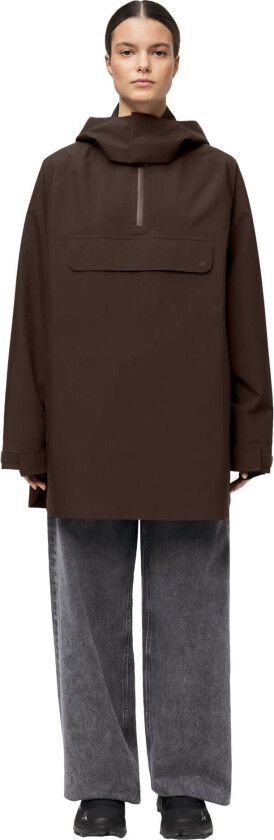 Voss Poncho Java Jakke Mørkebrun brun female L