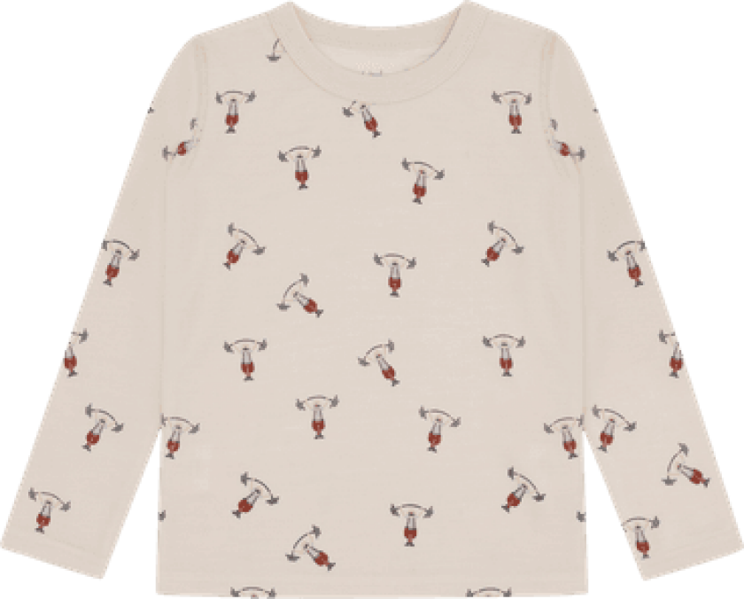 Abba Strong Man Genser Ull Bambus French Oak