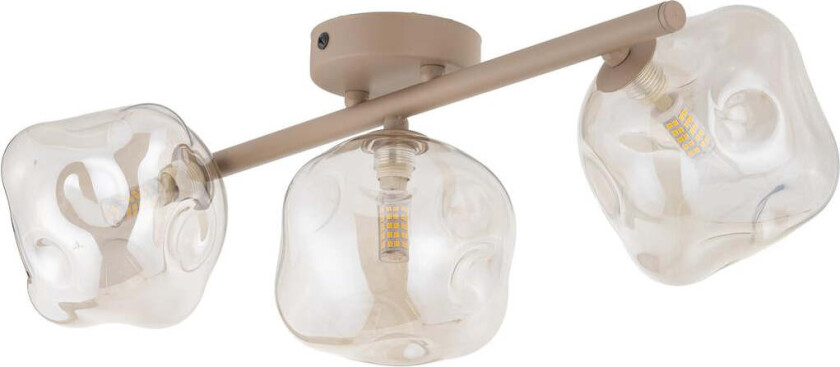 Lava taklampe 3-lys - Beige