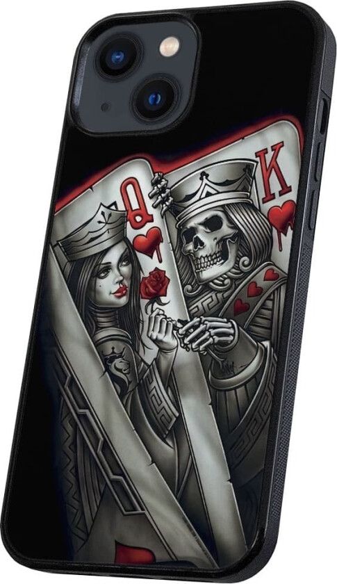 iPhone 13 - Deksel/Mobildeksel King Queen Kortstokk