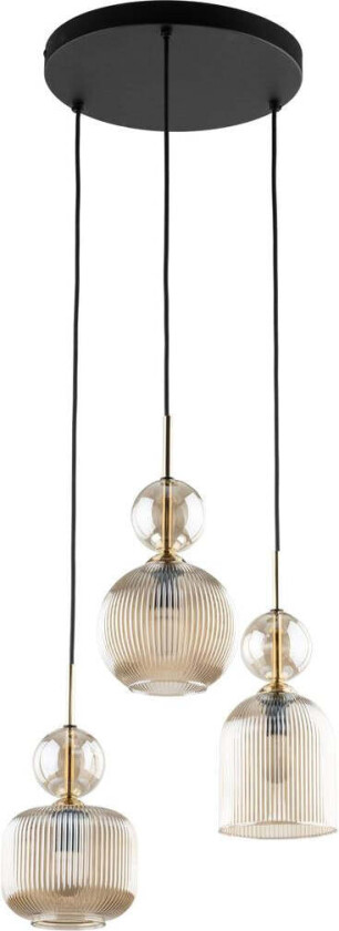 Sophia takpendel 3-lys - Amber