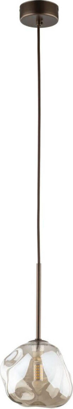 Lava takpendel 1-lys - Brun