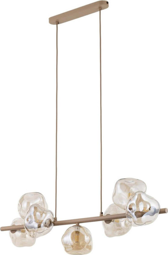 Lava takpendel 7-lys 90 cm - Beige