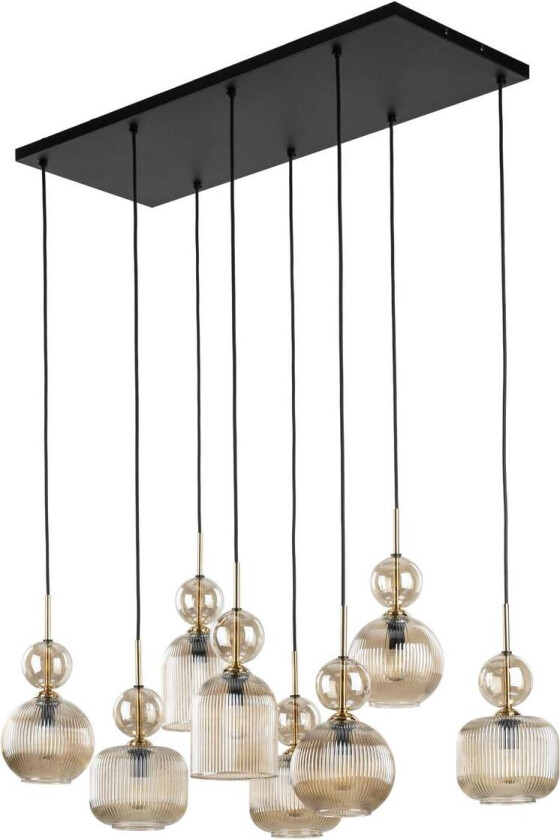 Sophia takpendel 8-lys - Amber