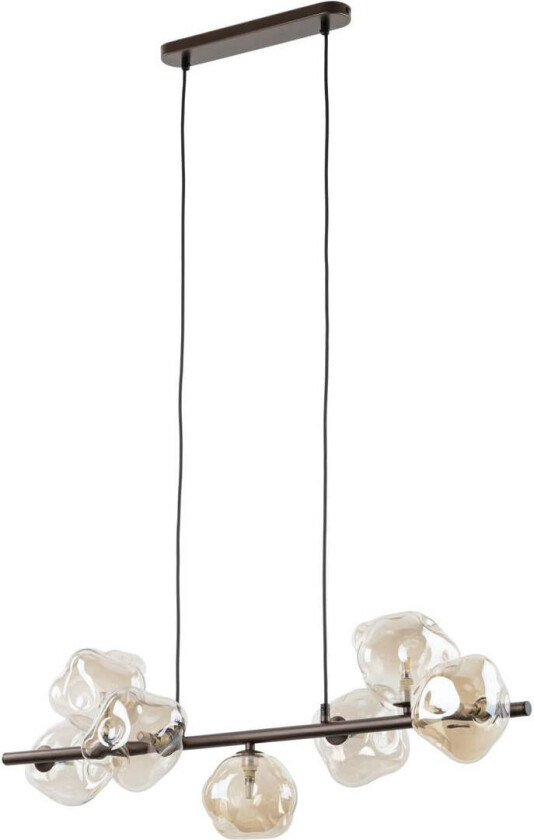 Lava takpendel 7-lys 90 cm - Brun