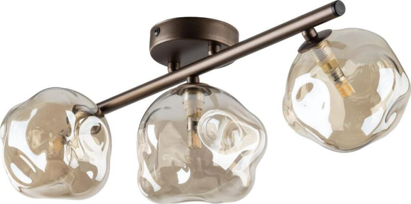 Lava taklampe 3-lys - Brun