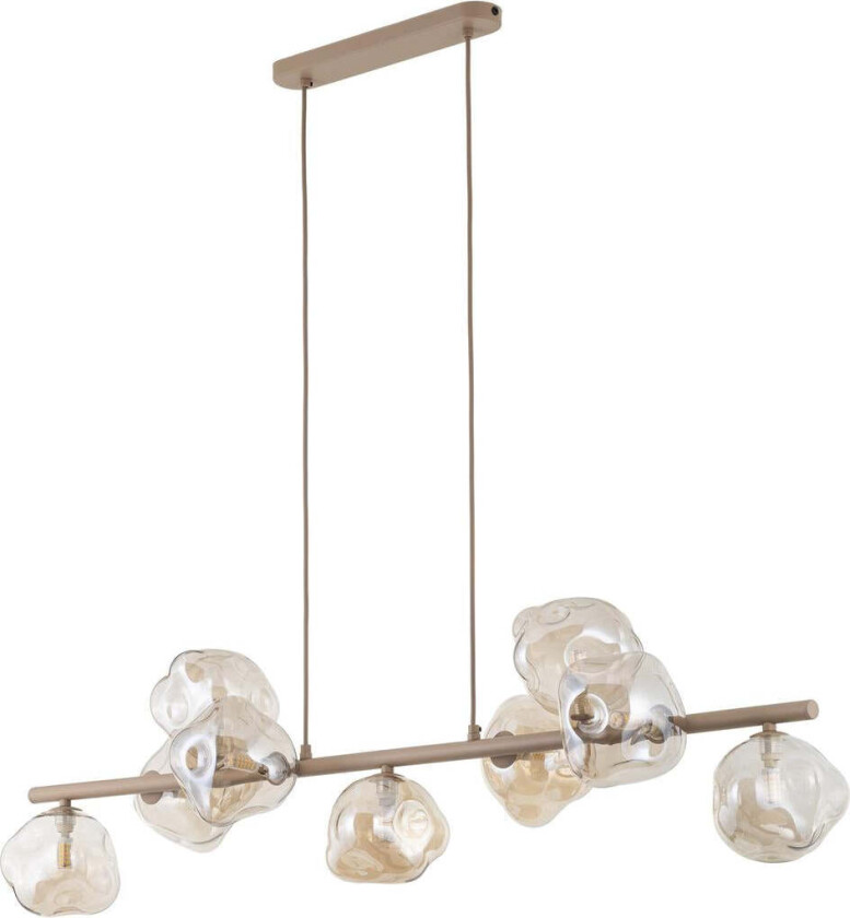 Lava takpendel 9-lys 116 cm - Beige