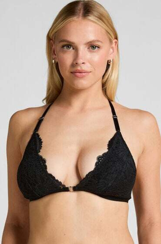 Whitney Triangle Bralette Svart