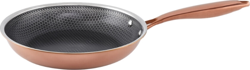 Santo stekepanne 24 cm rosegull - Kobber