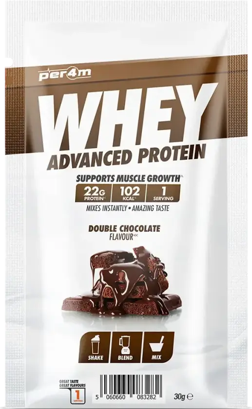 Whey Advanced Protein - 30g Porsjonspose - Double Chocolate