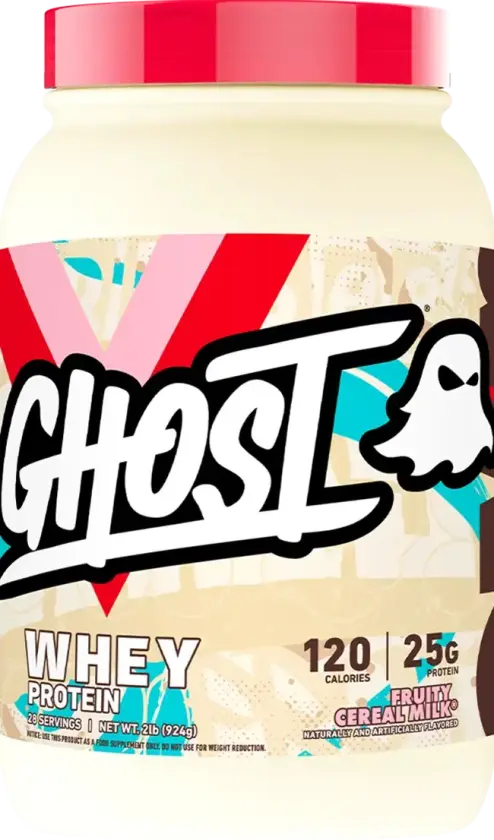 Ghost Whey Protein - 26/27/28 serveringer - Fruity Cereal Milk