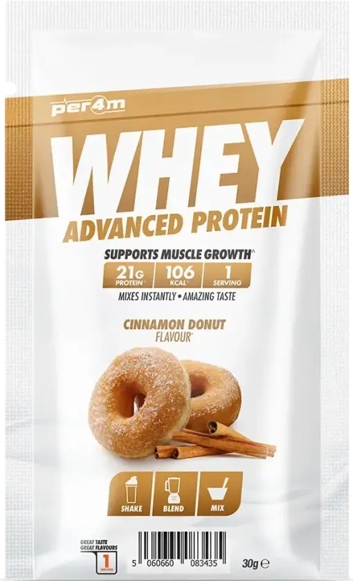 Whey Advanced Protein - 30g Porsjonspose - Cinnamon Donut