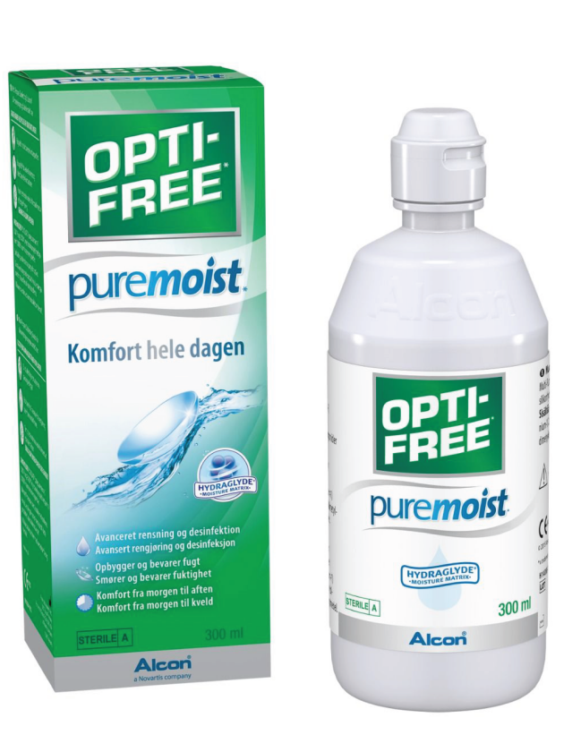 OptiFree Puremoist linsevæske m/etui, 300 ml