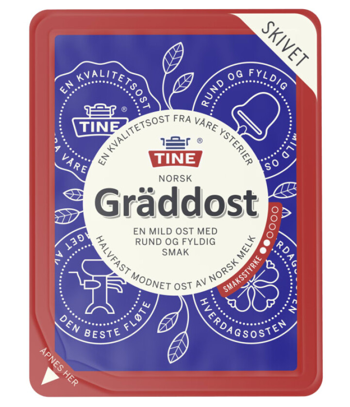 Gräddost skivet 100g