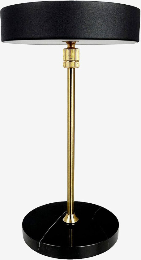 Bordlampe Moonlight oppladbar, Svart