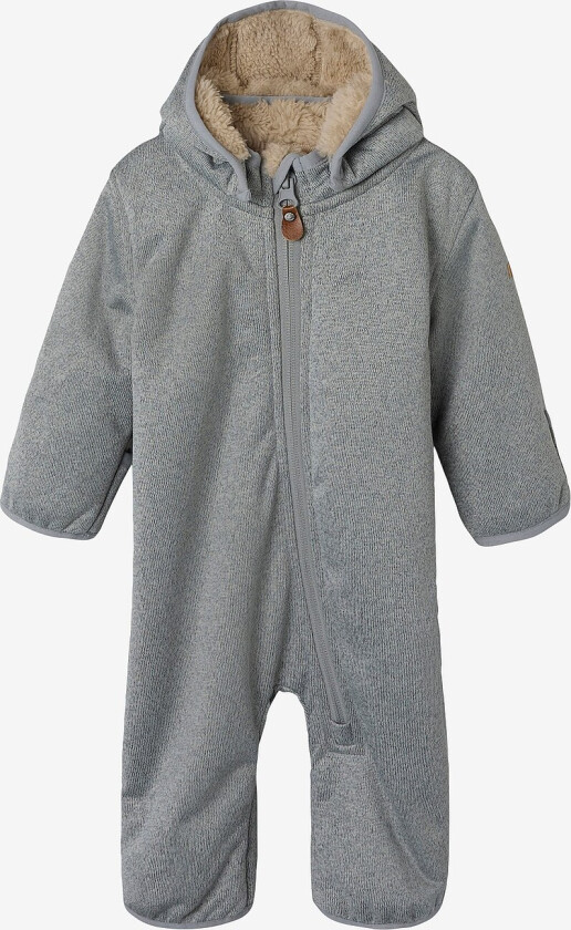 Babyoverall nbnMada08 Suit Solid FO - Grå