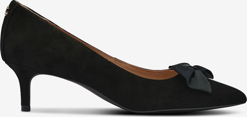 Pumps Kidsuede/grosgrain-adrienne Bow-pm-cto - Svart