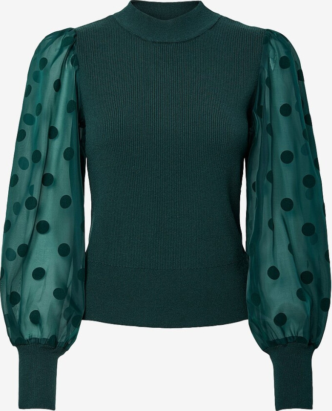 Genser yasDotme LS Knit Pullover S - Blå